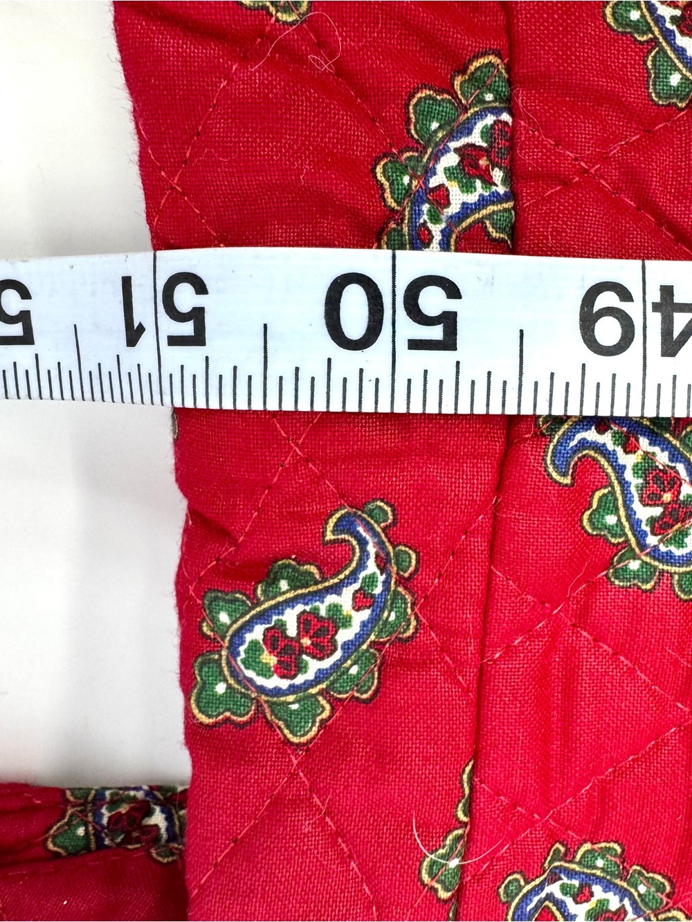 Vera Bradley Provincial Red Quilted Hanging Garment Bag, Retired - Picture 9 of 11